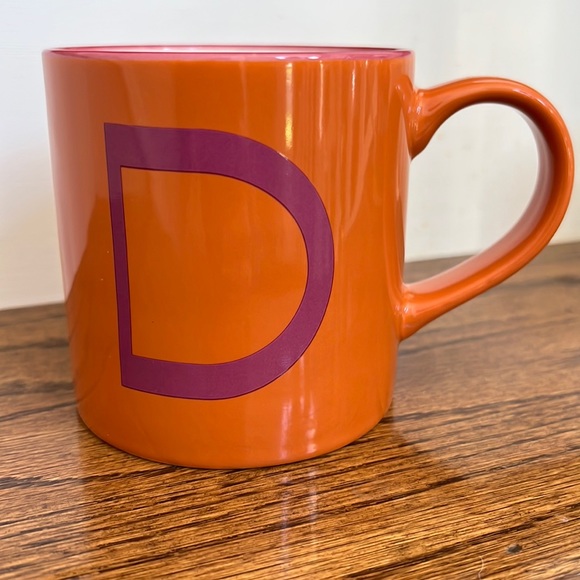 Opalhouse Dining Nwot D Initial Monogram Stoneware Coffee Mug